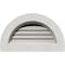 Ekena Millwork Half Round Gable Vent Functional, Western Red Cedar Gable Vent w/Brick Mould Face Frame, 12"W x 06"H GVWHR12X0600RFPWR - alternate 1
